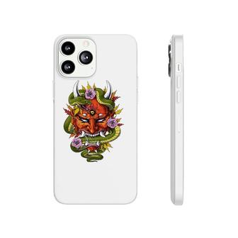 Japanese Oni Demon Mask Devil Ancient Japan Samurai Ninja Phonecase iPhone | Mazezy
