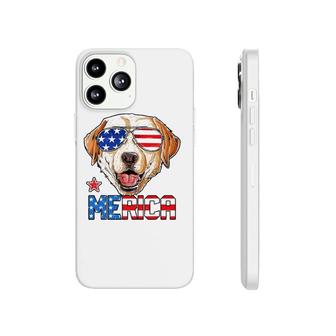 Labrador 4Th Of July S Merica Men Usa American Flag Dog Phonecase iPhone - Seseable