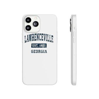 Lawrenceville Georgia Ga Vintage Sports Design Navy Print Phonecase iPhone | Mazezy