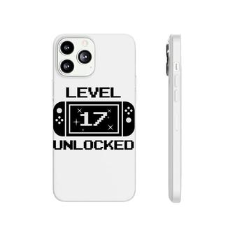 Level 17 Black Gamer 17Th Birthday Great Phonecase iPhone - Seseable