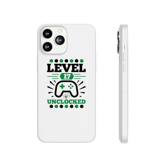 Level 17 Unclocked 17Th Birthday Green Black Phonecase iPhone - Seseable
