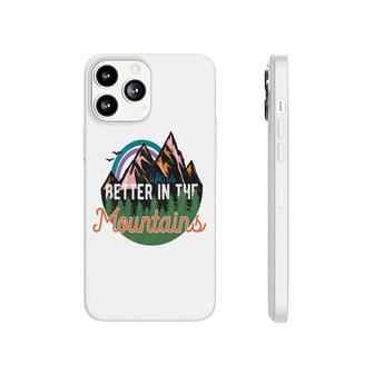 Life Is Better In The Mountains Wild Life Vintage Style Phonecase iPhone - Seseable
