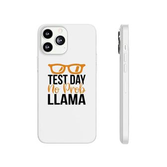 Llama Test Day No Prob Llama Yellow And Black Phonecase iPhone - Seseable