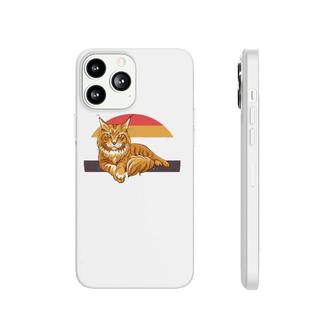 Maine Coon Cute Cat Vintage Retro Phonecase iPhone | Mazezy