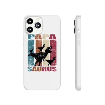 Papa Saurus Dinosaur Dino Triplet Dinos Family Papasaurus Phonecase iPhone - Seseable