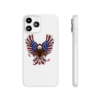 Patriotic July 4Th Usa Eagle Lovers American Flag Eagle Phonecase iPhone - Seseable