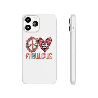 Peace Love Fabulous Symbol Idea For Grandma New Phonecase iPhone - Seseable