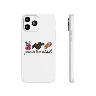 Peace Love Teach Heart Wings Great Graphic Phonecase iPhone | Seseable CA