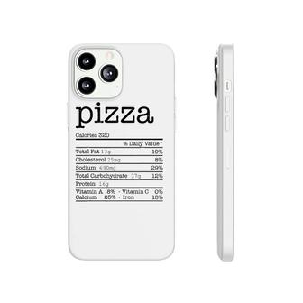Pizza Nutrition Facts Funny For Thanksgiving Christmas Food Phonecase iPhone - Seseable