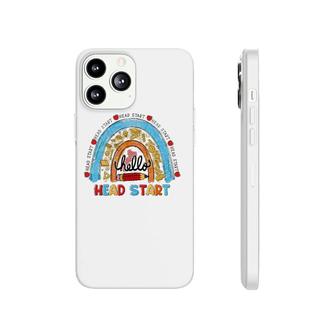 Rainbow Hello Head Start First Day Of School Teacher Student Phonecase iPhone - Seseable