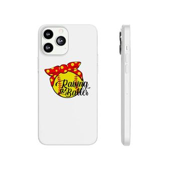 Raising A Baller Busy Raising Ballers Yellow Softball Phonecase iPhone - Seseable