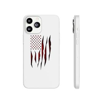 Red Carbon Fiber Onyx American Flag  Phonecase iPhone