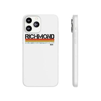 Richmond Virginia Area Code 804 Vintage Retro Stripes Phonecase iPhone - Seseable