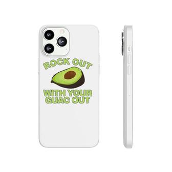 Rock Out With Your Guac Out Funny Avocado Phonecase iPhone | Mazezy