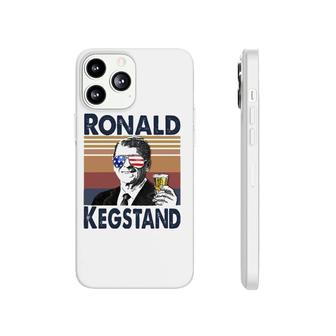 Ronald Kegstand 4Th Of July Independence Day Us Flag Retro Phonecase iPhone - Seseable