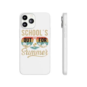 Schools Out For Summer Teacher Sunglasses Last Day Of School Phonecase iPhone - Seseable