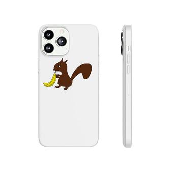 Squirrel With Banana Cute Funny Graphic Phonecase iPhone | Mazezy