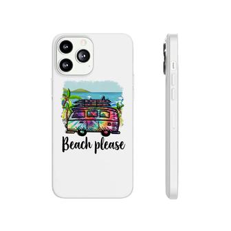 Summer Time Beach Please Retro Summer Beach Phonecase iPhone - Seseable