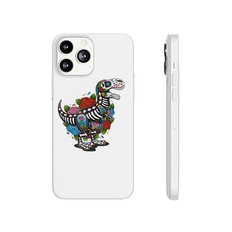 T Rex Dino Sugar Skull Mexico Calavera Dia De Los Muertos Phonecase iPhone | Mazezy