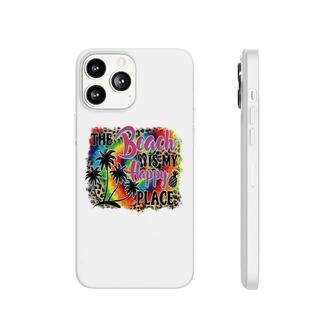 The Beach Is My Happy Place Retro Summer Beach Phonecase iPhone - Seseable