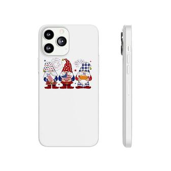 Three Gnomes 4Th Of July Independence Day American Flag Gift Phonecase iPhone - Seseable
