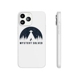 Unicorn Ufo Mystery Solved Funny Animal Tee Phonecase iPhone | Mazezy