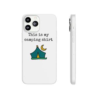 Womens Camping V-Neck Phonecase iPhone | Mazezy