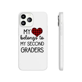 Womens Cute Sweet Valentines Day Gift Idea For 2Nd Grade Teacher Phonecase iPhone - Seseable