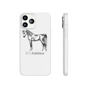 Womens I Heart Love Dapple Gray Arabians Horse Lover Gift Phonecase iPhone | Mazezy
