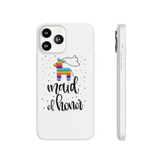 Womens Maid Of Honor Pinata Bachelorette Party Final Fiesta Group Phonecase iPhone | Mazezy