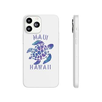 Womens Maui Hawaii Beach Design Tribal Turtle Gift V-Neck Phonecase iPhone | Mazezy