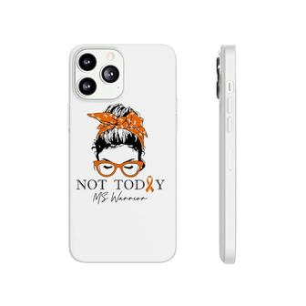 Womens Multiple Sclerosis Awareness Messy Bun Ms Warrior Phonecase iPhone | Mazezy AU