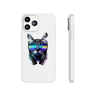 Womens Rave Cat Edm Kitten Dj Kitty Tech House Music Underground Phonecase iPhone | Mazezy