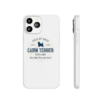 Womens Retro Vintage Cairn Terrier V-Neck Phonecase iPhone | Mazezy