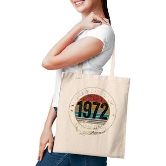 50 Years Old Vintage 1972 Being Awesome 50Th Birthday Tote Bag | Mazezy