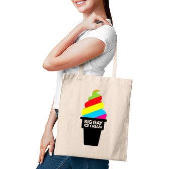 Big Gay Ice Cream Lovers Gift Tote Bag | Mazezy