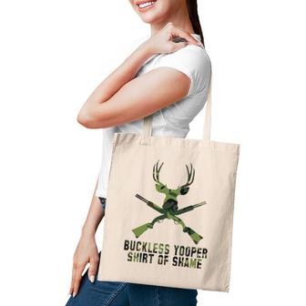 Buckless Yooper Of Shame- Michigan Up Tote Bag | Mazezy