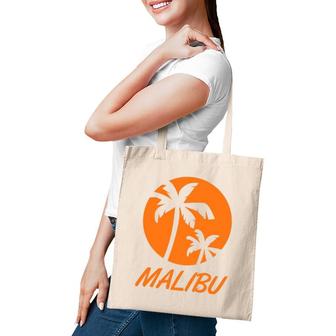 California Palm Tree Malibu Tote Bag | Mazezy