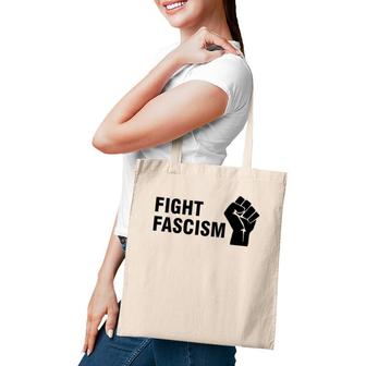 Fight Fascism Anti Fascism Tote Bag | Mazezy