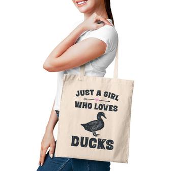 Funny Duck Gifts For Teen Girls Cute Duck Tote Bag | Mazezy