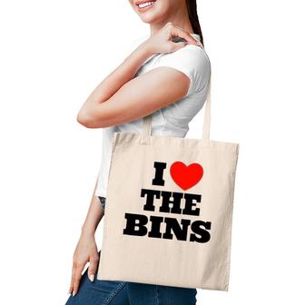 I Love The Bins Thrift Antique Store Collector Junking Tote Bag | Mazezy