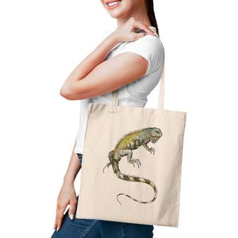 Iguana Tropical Lizard Animal Lover Tote Bag | Mazezy
