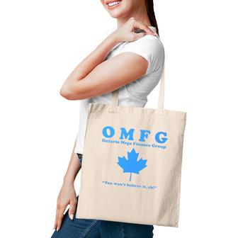 It Crowd Omfg Ontario Mega Finance Group Tote Bag | Mazezy
