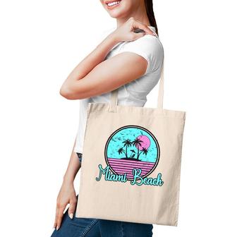Miami Beach South Beach Florida Fl Souvenir Gift Tote Bag | Mazezy