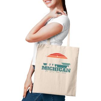 Michigan The Great Lakes State Proud Michigander Tote Bag | Mazezy