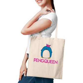 Pengqueen Penguin Queen Cute Funny Penguin Gift Tote Bag | Mazezy
