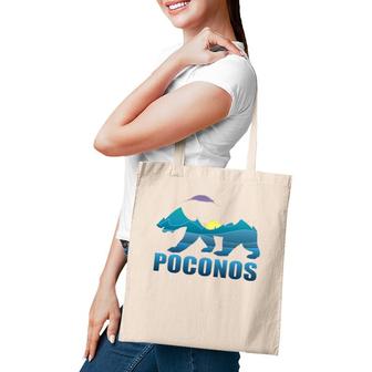 Poconos Mountains Pennsylvania Souvenir Gift Tote Bag | Mazezy