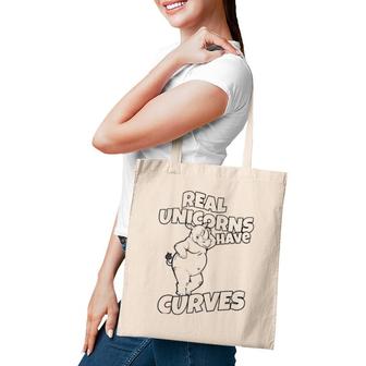 Real Unicorns Have Curves Rhino Gift Tote Bag | Mazezy