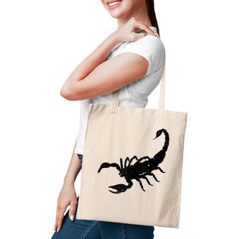 Scorpion Animal Distressed Vintage Look Silhouette Scorpio Tote Bag | Mazezy
