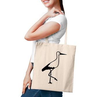 Stork Bird Animal Lover Gift Tote Bag | Mazezy